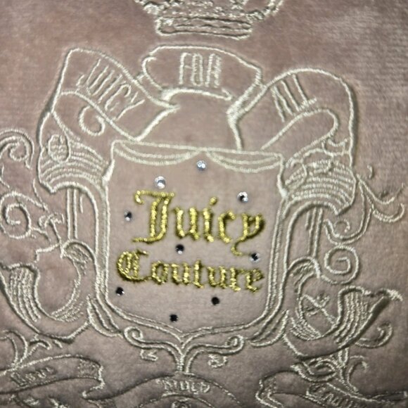 Juicy Couture JUICY FOR ALL Bag Dusty Blush/ Chocolate w/ add-on Keychain NWT - Picture 7 of 9